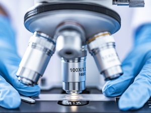 LearnOnline Fast Track Chemistry A level Self-study Close up on electronic microscope