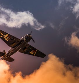 LearnOnline Fast Track History A level Self-study Historical fighter jet in sky