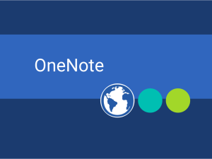 Microsoft Office One Note Business Training courses