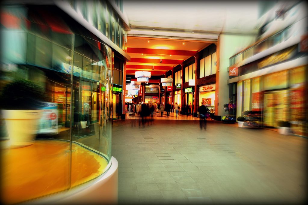 The Business Package: image of shops in fast motion