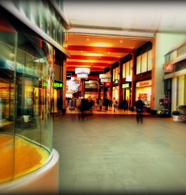 The Business Package: image of shops in fast motion